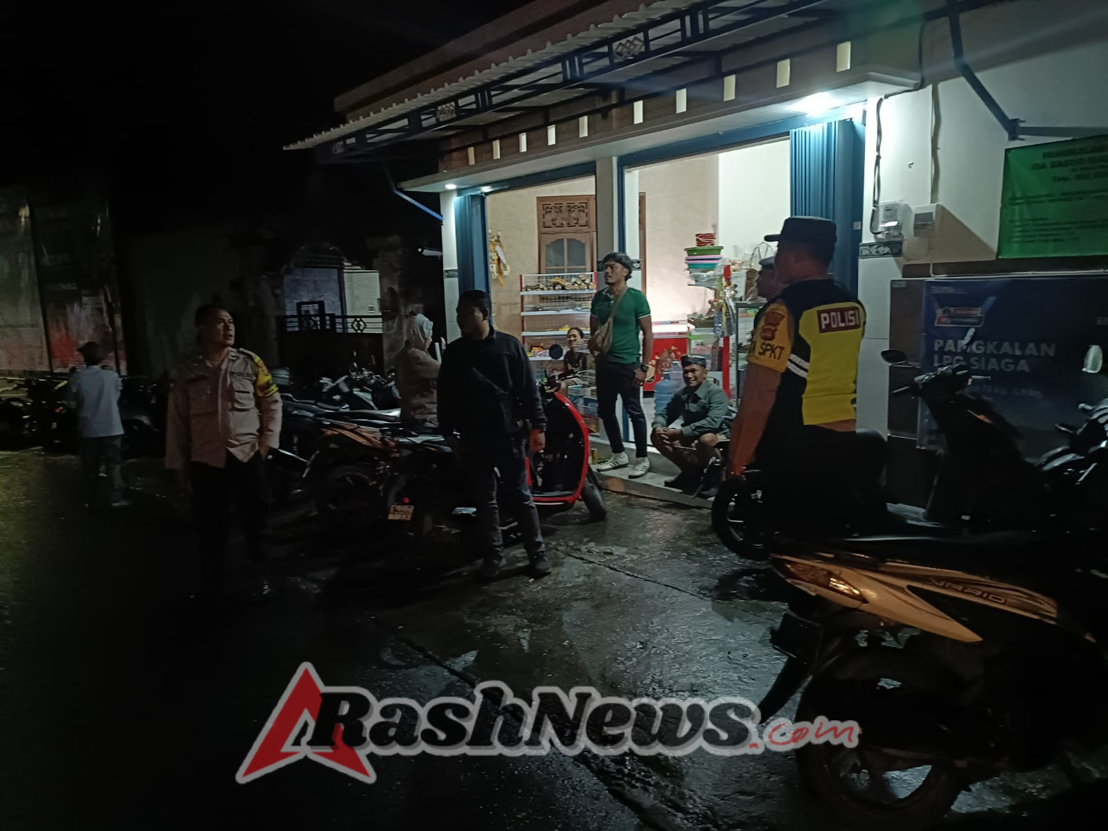 Blue Light Patrol Polsek Bebandem Cegah Gangguan Kamtibmas di Malam Hari