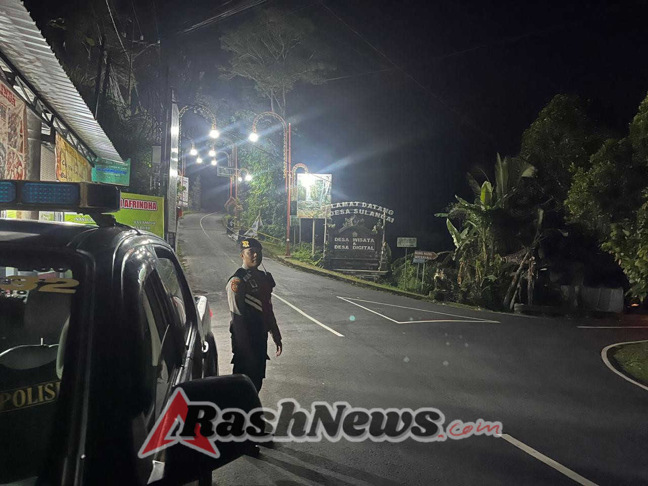 Patroli Biru Digas Polsek Petang, Jalur Utara Jadi Fokus Utama