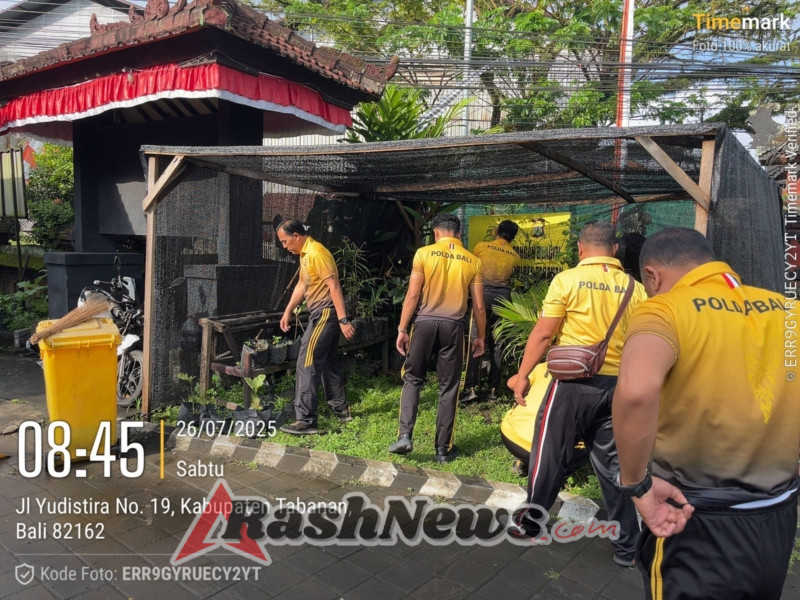 Kapolsek Seltim pimpin Olah raga pagi, dan Sabtu Bersih, Anggota harus Sehat, Bugar dan betah dalam menjalankan Tugas