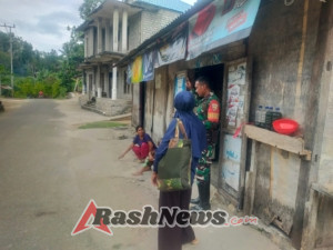 Babinsa Turun Langsung ke Lapangan, Pantau Situasi Wilayah Desa Wonda
