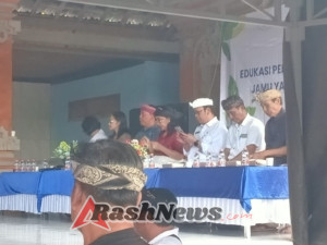 Babinsa Desa Seraya amankan kegiatan edukasi pembuatan dan penggunaan jamu yang aman, bermutu dan bermanfaat.