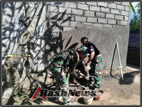 TMMD 125: Danramil Sukawati Sinergikan Personel TNI dan Warga