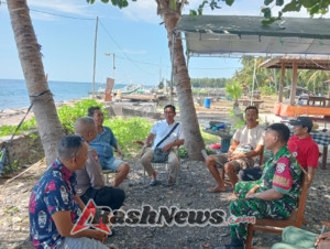 Memastikan keamanan dan Ketertiban di Daerah Binaan Babinsa Les dan Bhabinkamtibmas sambangi Warga Binaan
