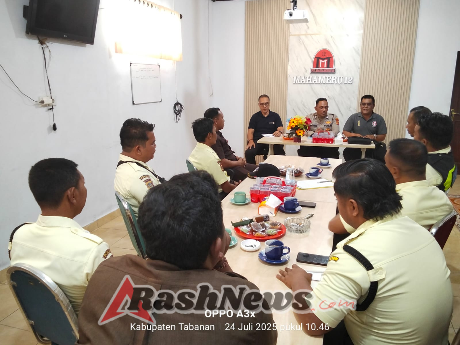 Polres Tabanan Hadiri Rapat Koordinasi tentang Keseragaman, Seragam Satpam, Dorong Satpam Taat Aturan dan Profesional