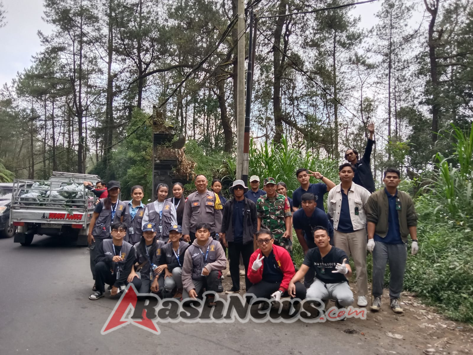 Kolaborasi Antara Aparat, Pemerintah Desa, dan Mahasiswa Merupakan Langkah Konkret Menuju Bali Bebas Sampah