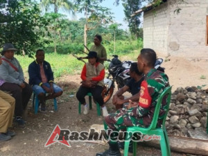 Babinsa Koramil 1618-05/Biut dan PPL Beri Penyuluhan Pertanian kepada Warga Hauteas