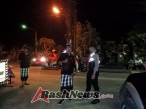 Kapolsek Mengwi Pimpim Pengamanan Perayaan HUT Sekaa Teruna Banjar Tengah Gulingan Ke-56 Tahun 2025