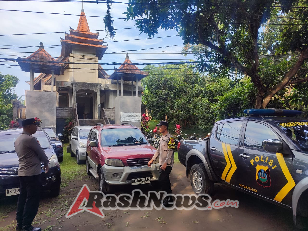 Kapolsek Selbar Pimpin langsung kegiatan pengamanan Ibadah Umat Kristen di Gereja Batesda Lalanglinggah
