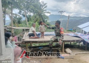 Pastikan Wilayah Aman, Babinsa Laksanakan Monitoring dan Pamwil di Desa Butanalagu