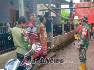 Babinsa Desa Sondo Himbau Warga Hindari Minuman Keras dan Narkoba