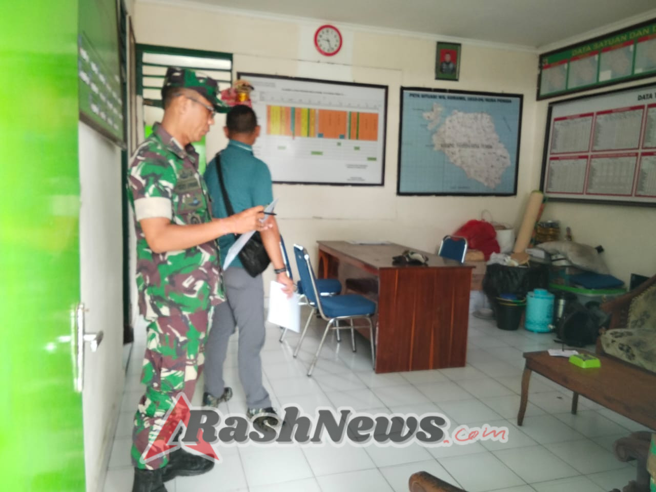 Cek Kondusifitas  Pulau Terluar, Dandim  Klungkung  Turun Ke Nusa Penida