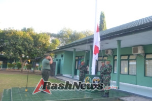 Kodim Dompu Gelar Upacara, Tekankan Jiwa Korsa dan Nilai Dasar TNI