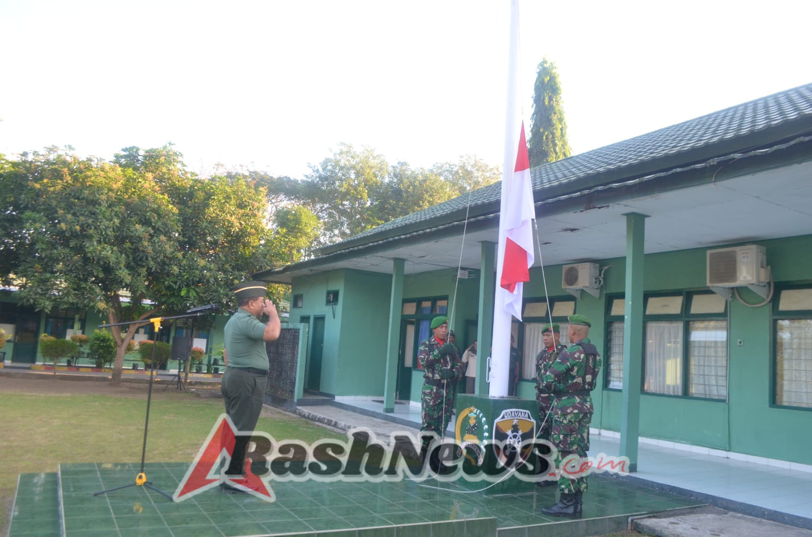 Kodim Dompu Gelar Upacara, Tekankan Jiwa Korsa dan Nilai Dasar TNI