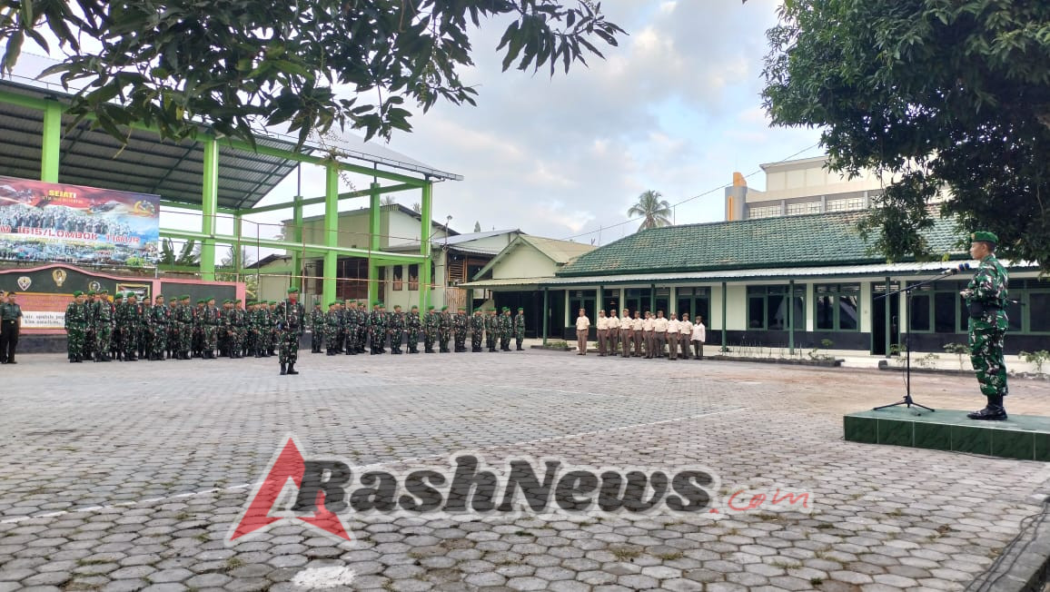 Upacara Bendera Mingguan, Wujud Pembinaan Disiplin dan Jiwa Patriotisme di Kodim 1615/Lotim