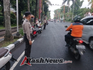 Polres Gianyar Gelar PH Pagi di Titik Strategis, Jaga Keamanan dan Kelancaran Lalu Lintas