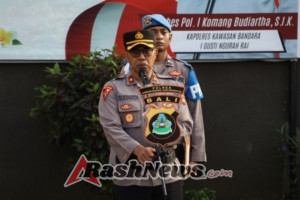 Wakapolres Bandara Ngurah Rai Pimpin Apel Pagi, Tekankan Kedisiplinan dan Kesiapsiagaan Personel