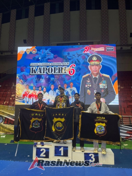 Torehan Membanggakan dari Keluarga Bhayangkara: Dua Bersaudara Raih Medali Taekwondo di Kapolri Cup 2025