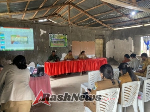 Rapat Rembuk Stunting di Desa Pusu Berjalan Aman dan Lancar dengan Kehadiran Babinsa