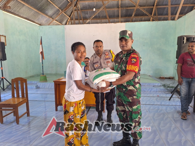 Babinsa Pastikan Bantuan CBP Tepat Sasaran