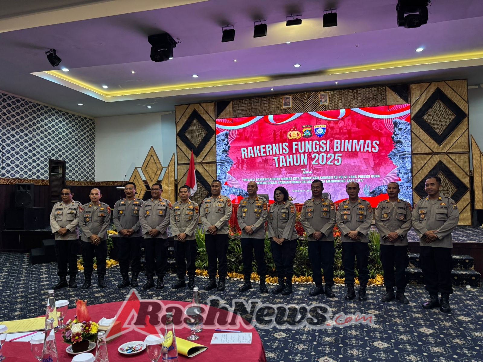 Kasat Binmas Polres Karangasem hadiri kegiatan Rakernis Fungsi Binmas Polda Bali tahun 2025