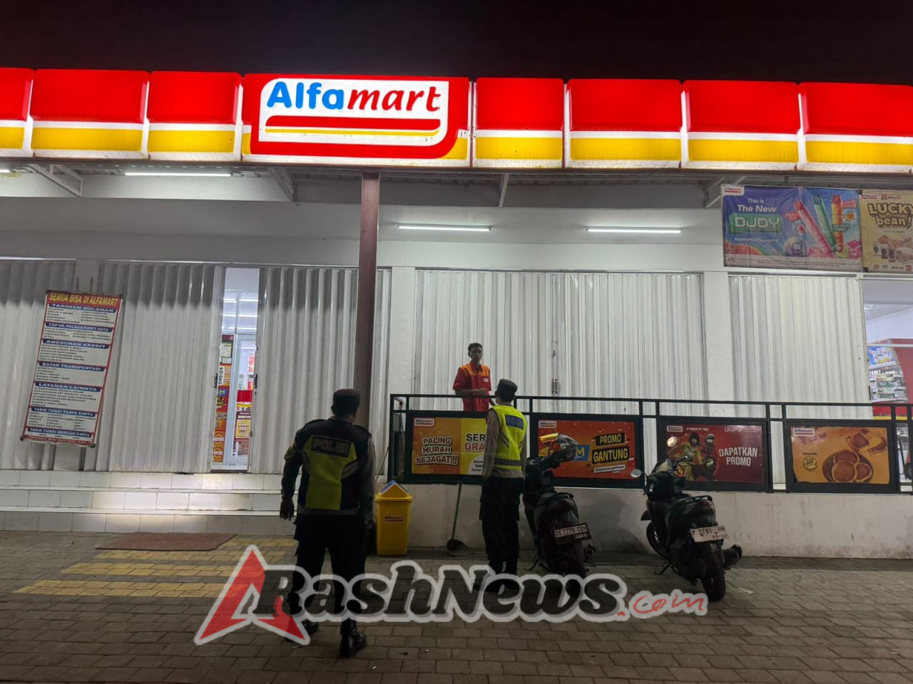 Polsek Selemadeg barat Gelar Patroli Malam Pantau Keamanan wilayah Cegah Gangguan Kamtibmas