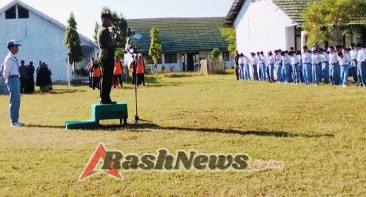 Danramil Ajak Siswa SMKN 1 Menjauhi Narkoba dan Rajin Belajar