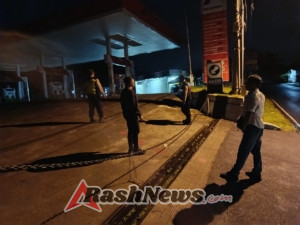 Kanit Intel Polsek Bebandem Pimpin Patroli Blue Light Patrol