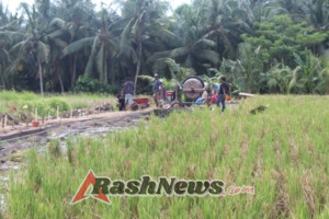 Wujudkan Mimpi Warga, Perbekel Ari Anggara Kawal Penuh Proyek Jalan Tani TMMD