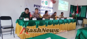 Babinsa Pertima turut mendukung upaya pencegahan penularan penyakit Tuberkulosis melalui kegiatan penyuluhan.