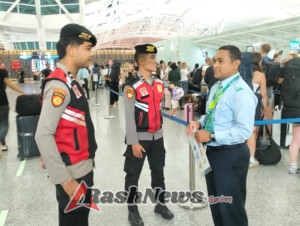 Polres Kawasan Bandara Ngurah Rai Tingkatkan Pengamanan Malam Hari di Terminal Internasional