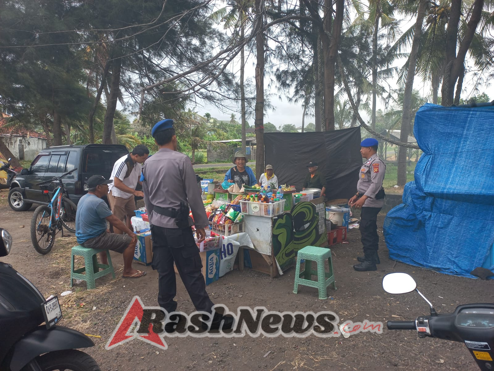 Polairud Polres Gianyar Tingkatkan Patroli Pantai Masceti, Jaga Keamanan Dan Kenyamanan Warga