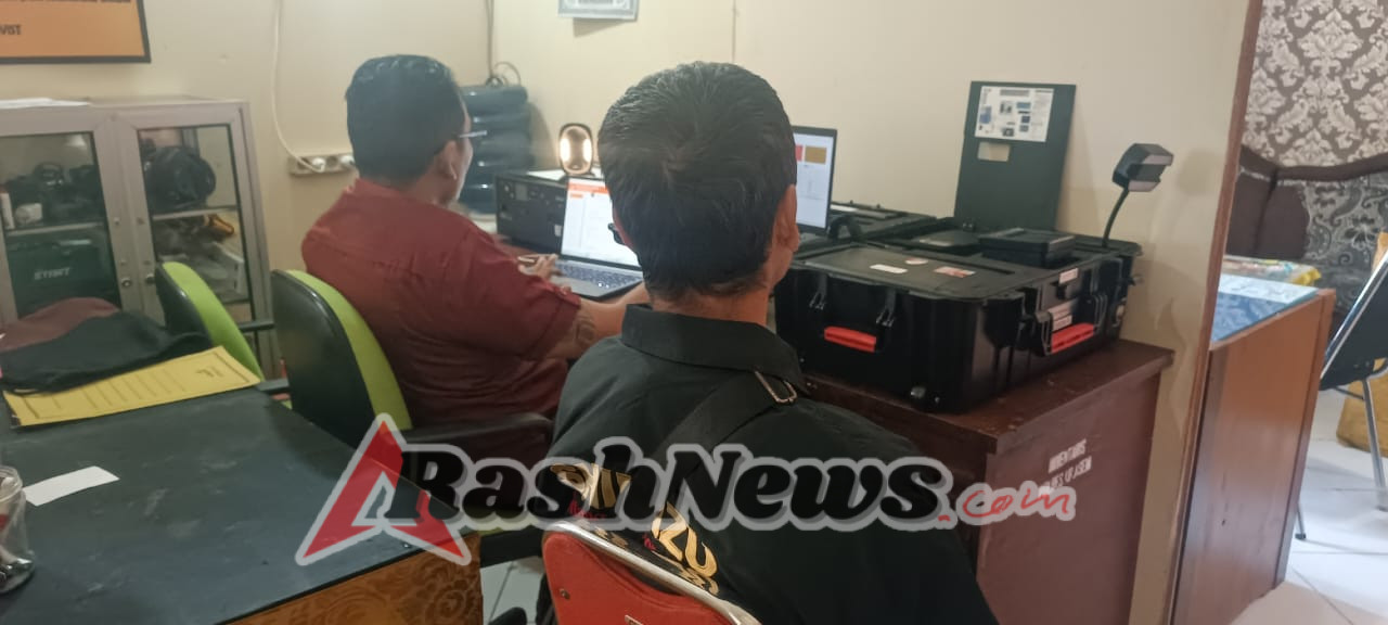 Berikan Pelayanan Sidik Jari Personel Urident Sat Reskrim Polres Karangasem Tidak Memungut Biaya