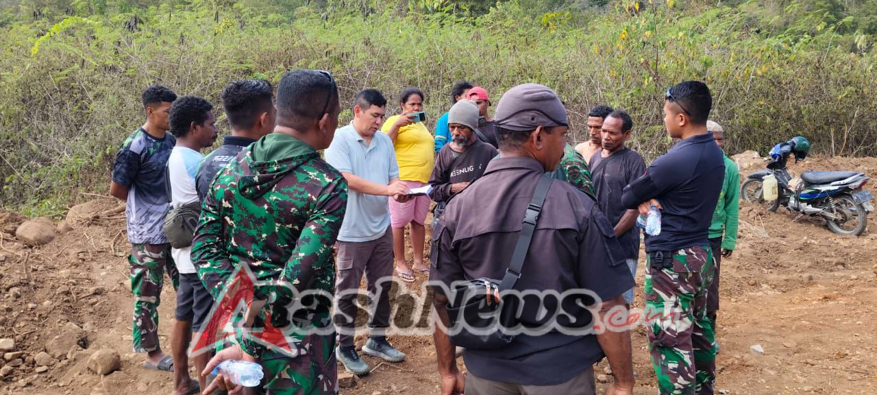 Dandim 1622/Alor Awasi Langsung Proyek TMMD di Kiraman