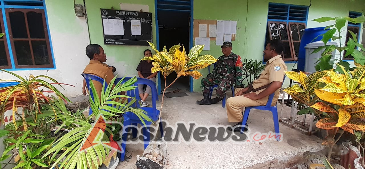 Komsos Efektif, Babinsa Hadir Langsung Bantu Pemdes Atasi Kendala