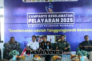 Sinergi TNI dan Stakeholder Maritim,Dandim 1601/Sumba Timur Hadir di Kampanye Keselamatan Pelayaran 2025