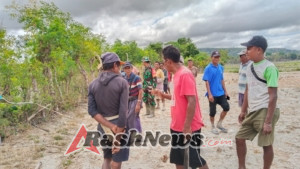Pendampingan Kepada Petani Koptu Alis Sinlae Hadiri Pemeriksaan Pagar Antisipasi Ternak Masuk Sawah