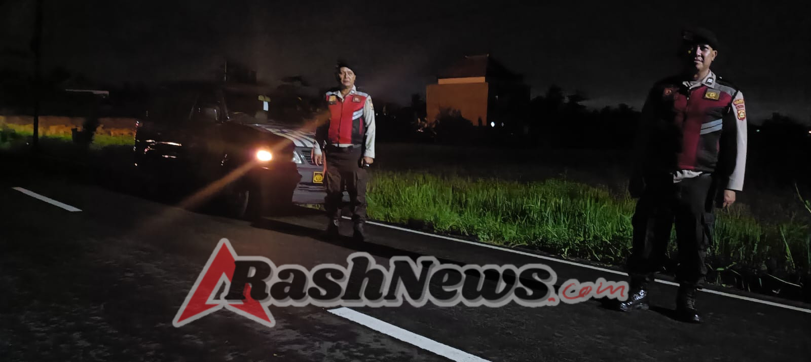 Polsek Abiansemal Laksanakan Patroli Subuh, Fokuskan Pengawasan Jalur Sepi