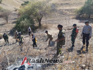 Cegah Kebakaran, Tim Gabungan Lakukan Penyisiran dan Bersih Pantai di Toffo Lambu