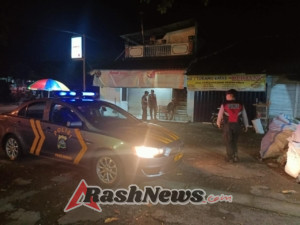 Temani Aktivitas Malam Warga, Blue Light Patrol Sambangi Pasar Senggol Kapal