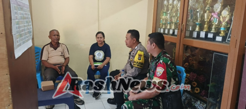 Sukseskan Pembinaan Generasi Muda, Babinsa Kodim 1602/Ende Kunjungi SMPN 2 Ende