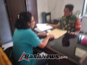 Komsos dan Puldata Teritorial Babinsa Kodim 1602/Ende Lancar dan Aman di Kantor Kecamatan Ende Tengah
