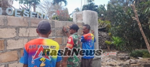 Tugu Prasasti GMIT Jadi Simbol Kolaborasi Babinsa Jemaat