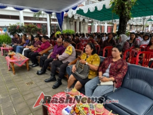 Bhabin Desa Delod Peken hadiri Hari Ulang Tahun (HUT) SMAN 2 Tabanan