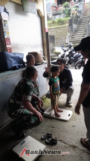 Babinsa Terjun Langsung, Bentuk Dukungan TNI Dalam program – Progaram kesehatan Masyarakat