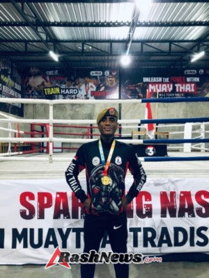 Medali Emas untuk Angkasa! Prajurit TNI AD Unggul di Ajang Muaythai Nasional