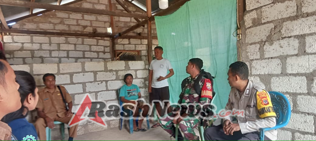 Dukung Program Pemerintah Babinsa Hadiri Tim Nakes Verifikasi STBM (Sanitasi Total Berbasis Masyarakat) Pilar 1