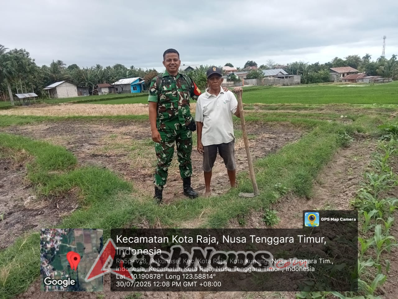 Babinsa dan Petani Bersinergi Majukan Sektor Pertanian