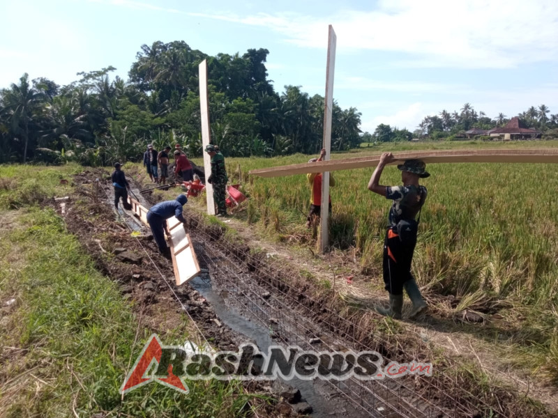 TMMD 125 Memasuki Hari ke-8, Dan SSK TNI Maksimalkan Kinerja di Banjar Lantangidung