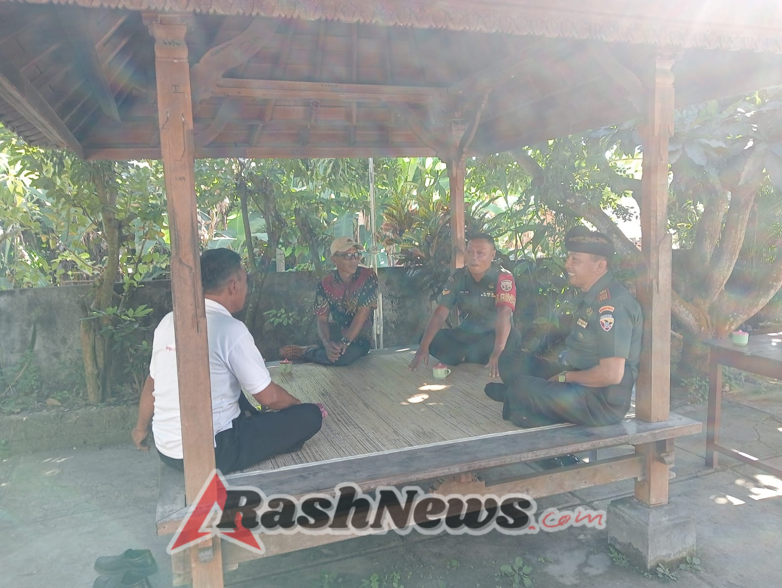 Sinergi TNI dan perangkat desa, serta upaya menjaga kondusivitas dan keamanan lingkungan