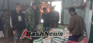 Masyarakat Antusias, Babinsa Aktif Dalam Pengamanan Bantuan CBP di Ende